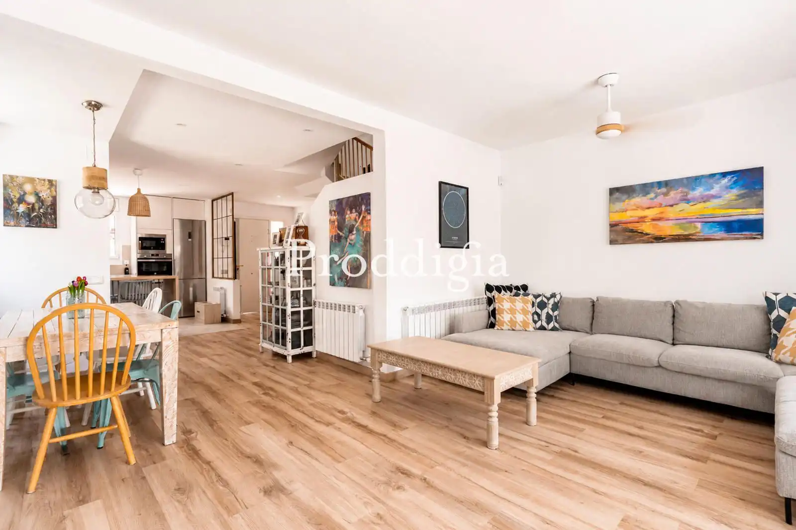 Living room of Detached homes for sale in Sant Cugat del Vallès  with Air Conditioner, Heating and Private garden