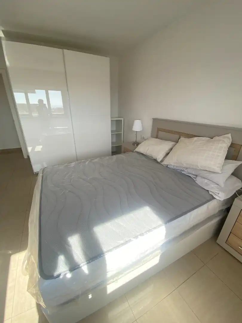 Bedroom of Flat for rent in Málaga  with Air Conditioner, Furnished and Washing machine