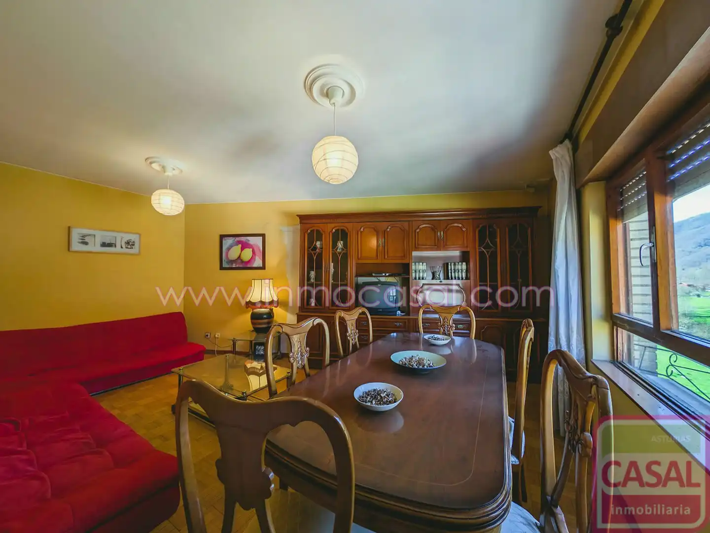 Esszimmer von Wohnung zum Verkauf in Aller mit Heizung, Abstellraum und Möbliert