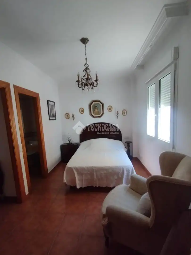 Schlafzimmer von Einfamilien-Reihenhaus zum Verkauf in Málaga mit Klimaanlage, Terrasse und Balkon