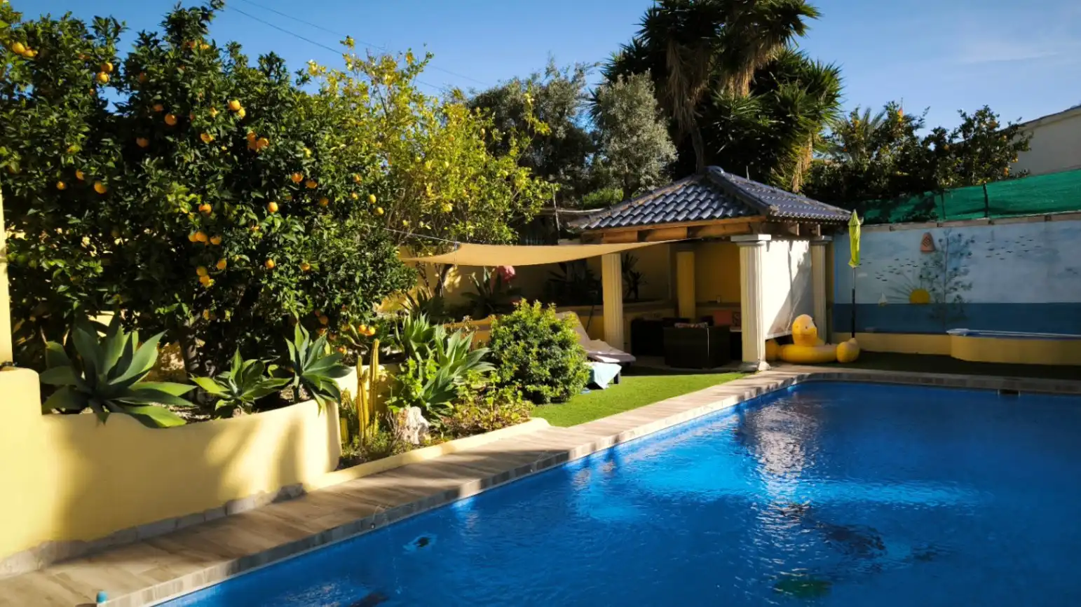 Piscina de Casa o xalet en venda en La Fustera  