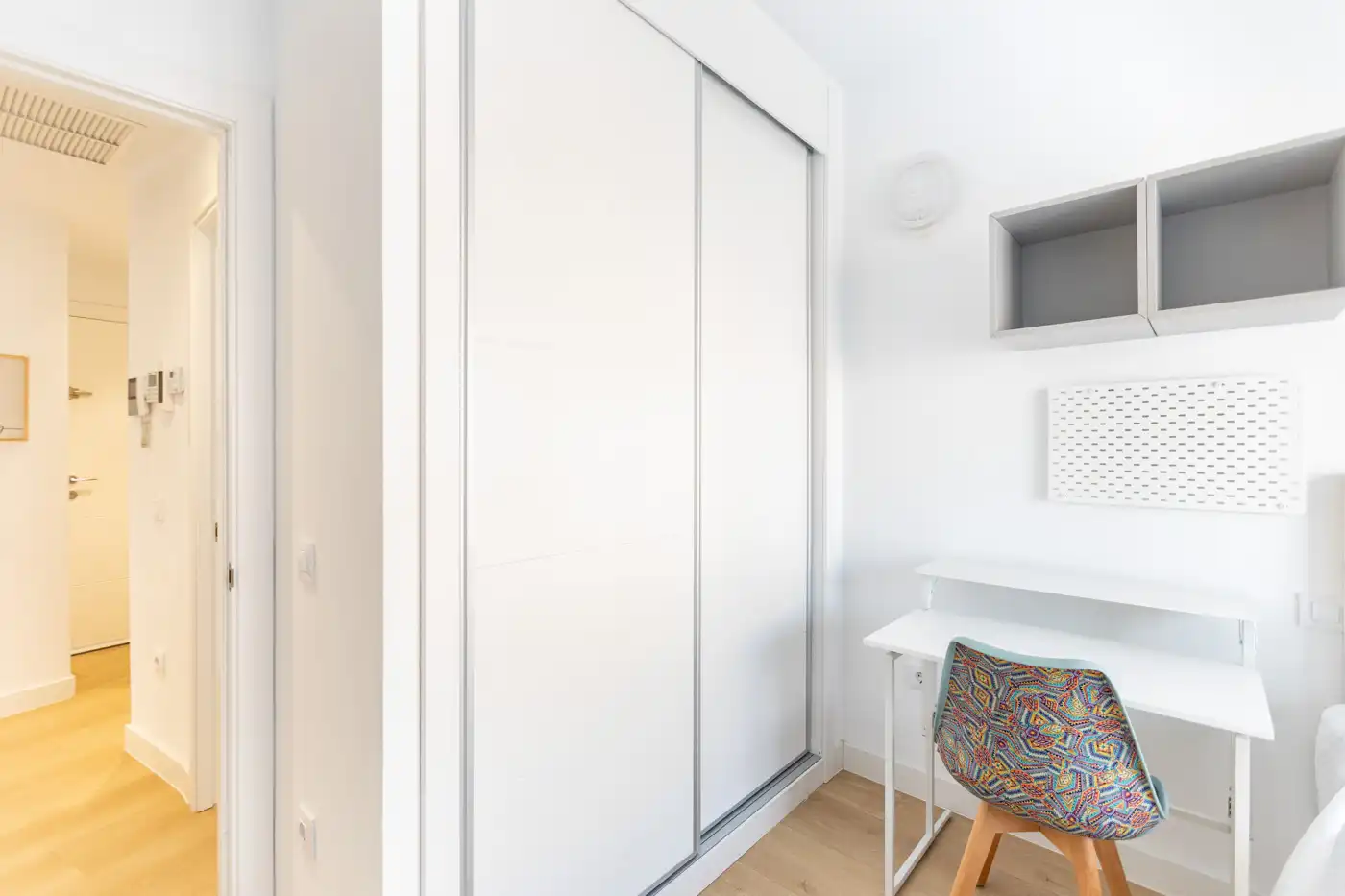 Schlafzimmer von Wohnung zur Miete in Alcorcón mit Heizung, Möbliert und Ofen