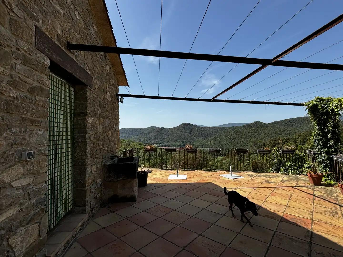 Terrace of Country homes for sale in Sant Aniol de Finestres  with Terrace and Swimming Pool
