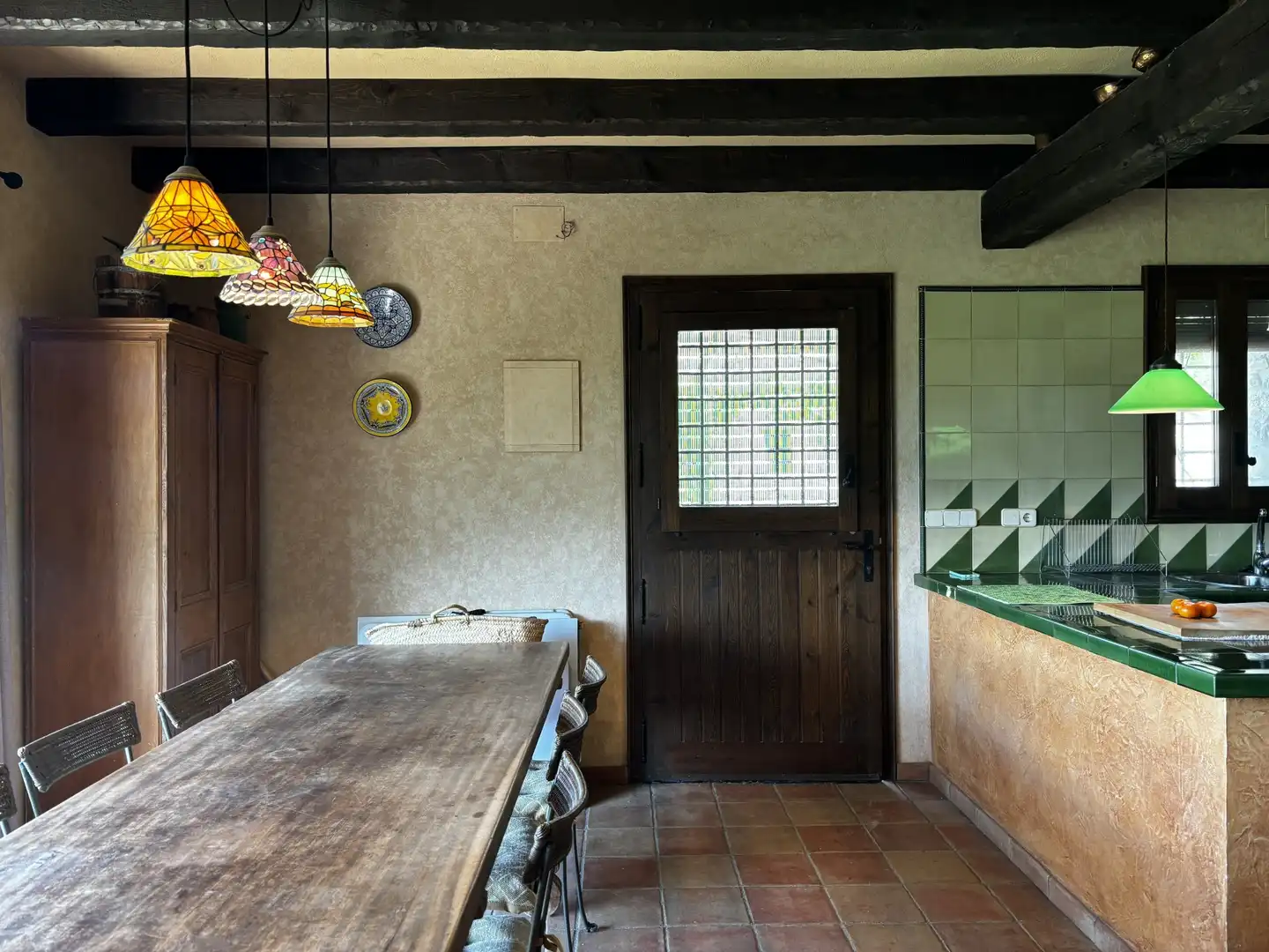 Kitchen of Country homes for sale in Sant Aniol de Finestres  with Terrace and Swimming Pool