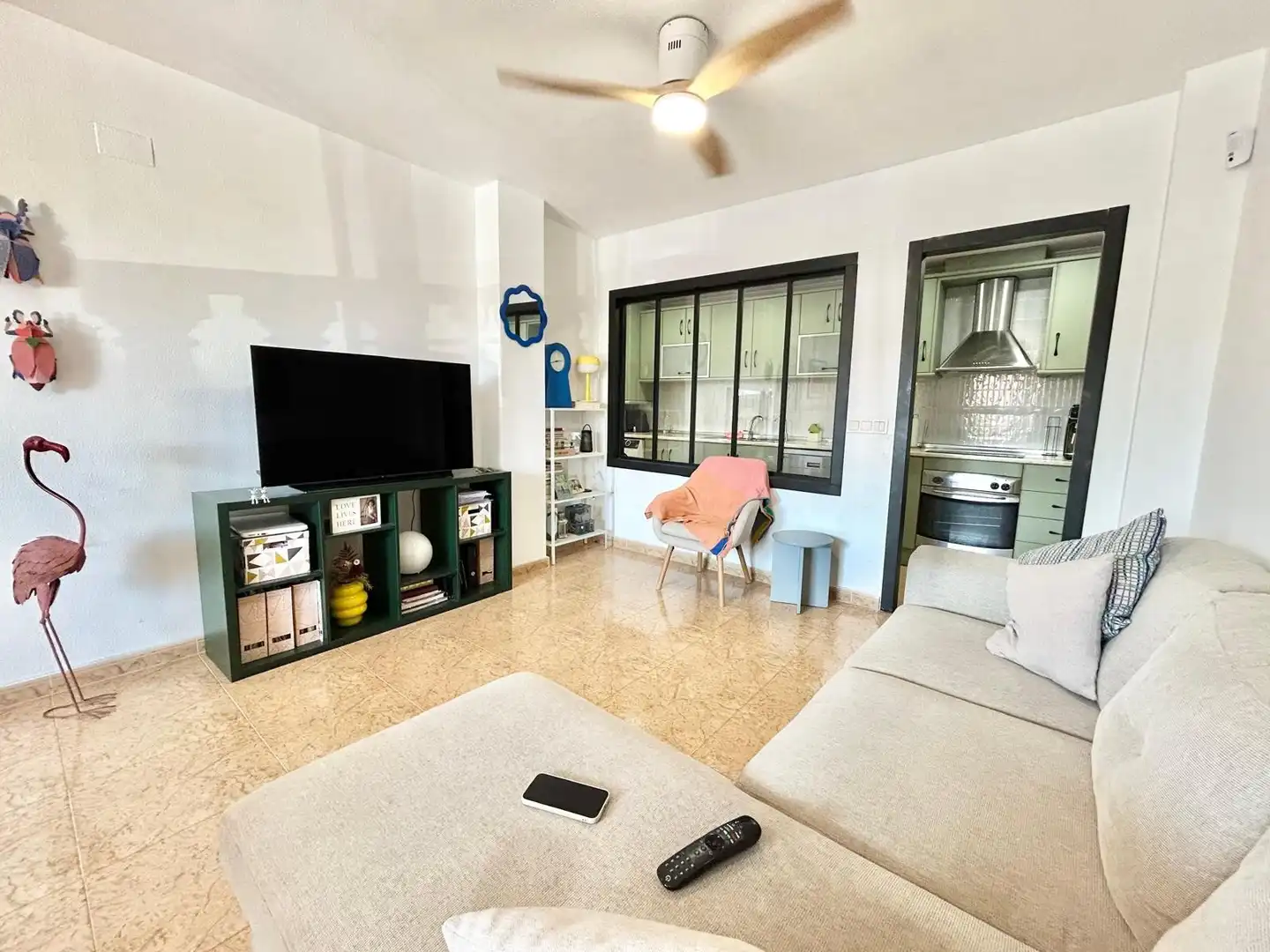 Living room of Ground floor for rent in San Fulgencio  with Air Conditioner, Swimming Pool and Furnished