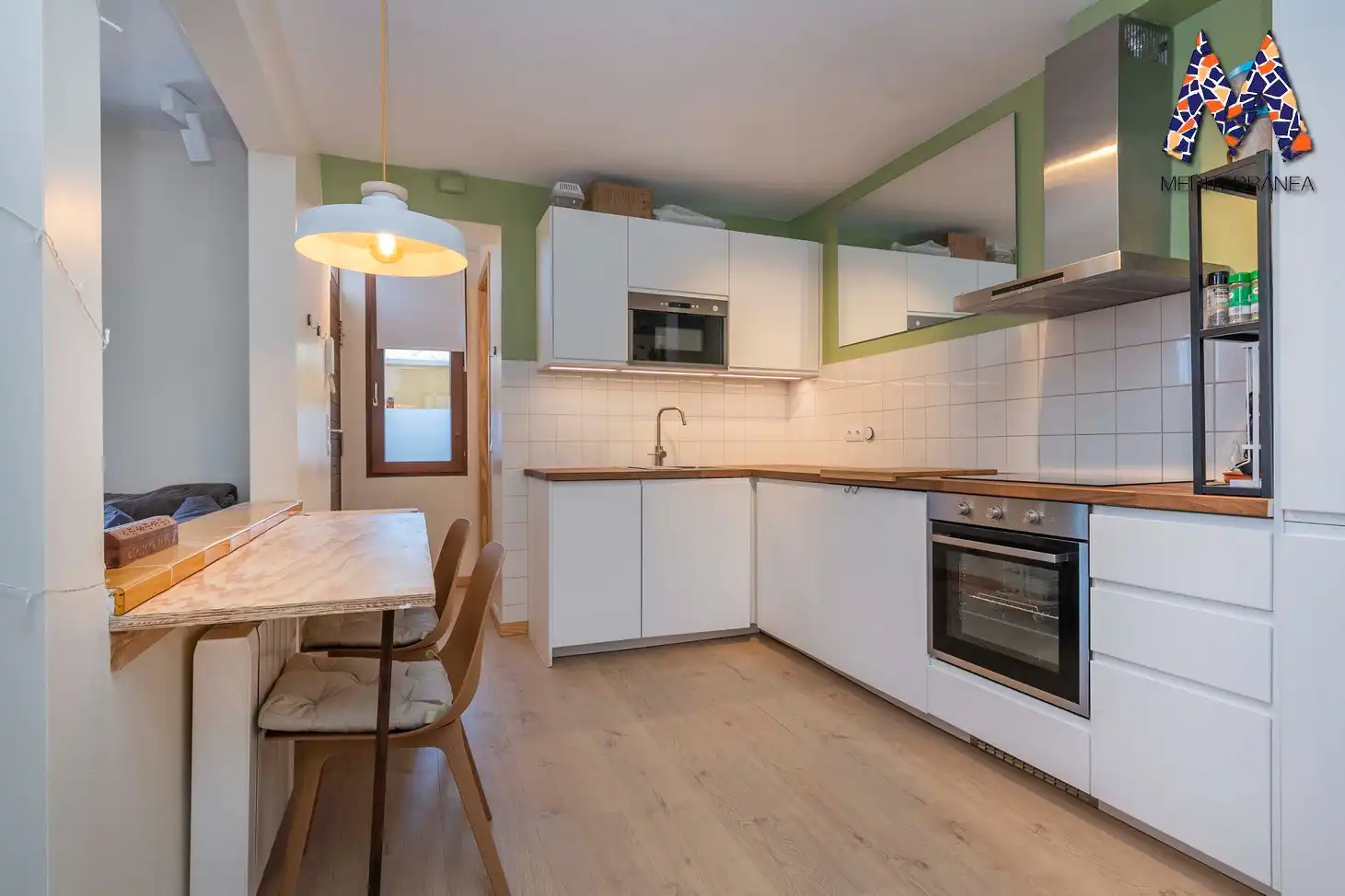 Cocina de Apartamento en venta en Castelldefels con Aire acondicionado, Calefacción y Terraza