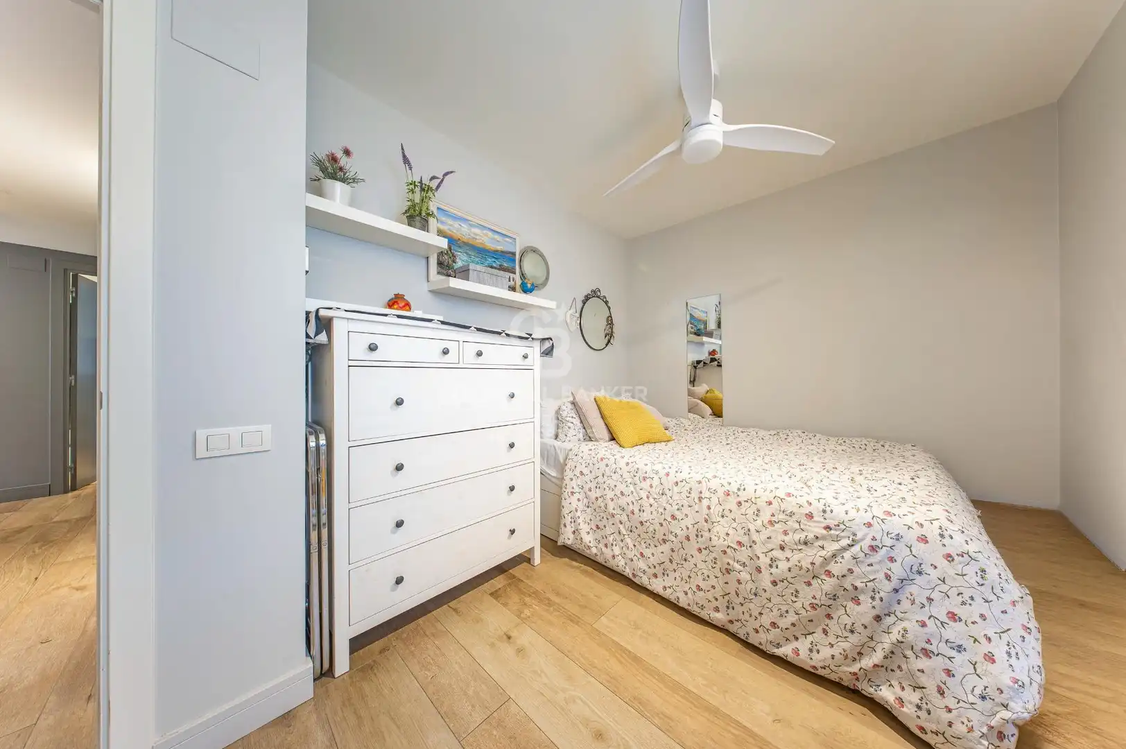 Bedroom of Attic for sale in Badalona  with Air Conditioner, Heating and Terrace