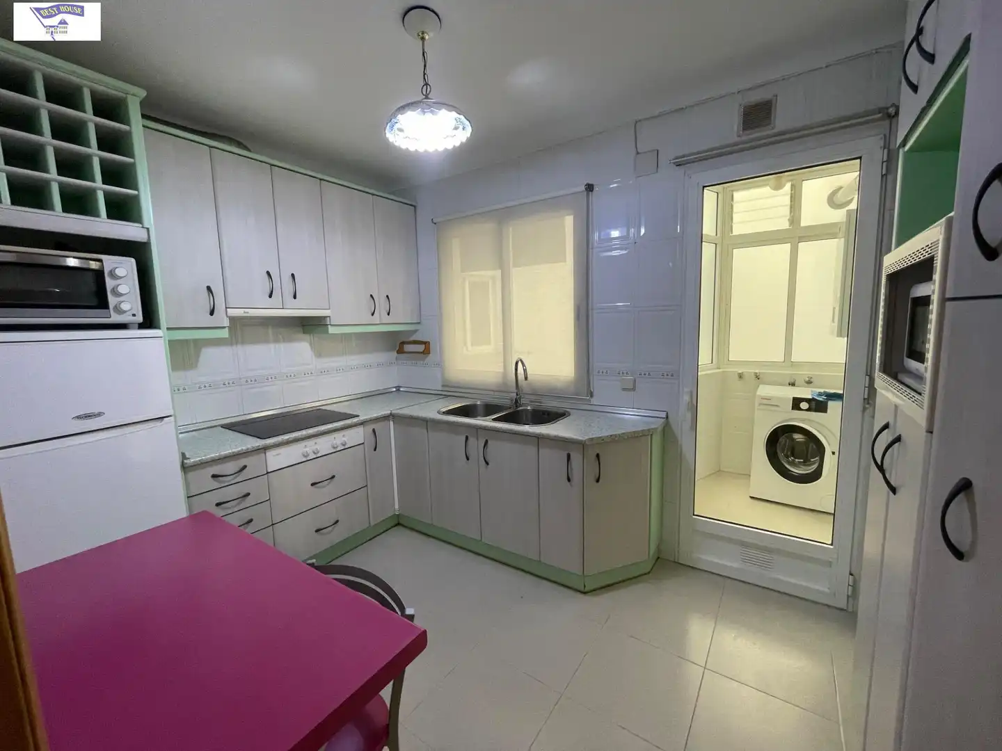 Cocina de Apartamento de alquiler en Albacete con Calefacción, Amueblado y Balcón