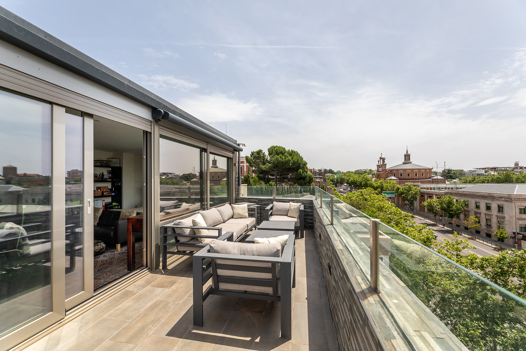 Terrassa de Apartament en venda en  Madrid Capital amb Aire condicionat, Calefacció i Terrassa