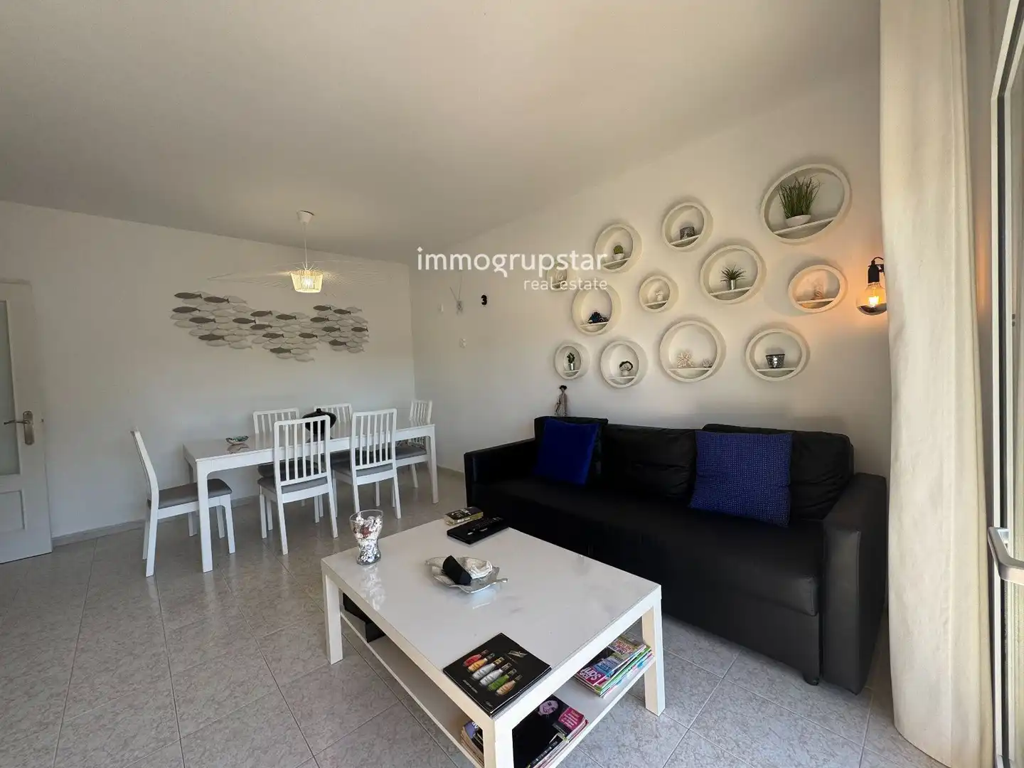 Living room of Flat for sale in Calonge i Sant Antoni  with Air Conditioner, Heating and Terrace