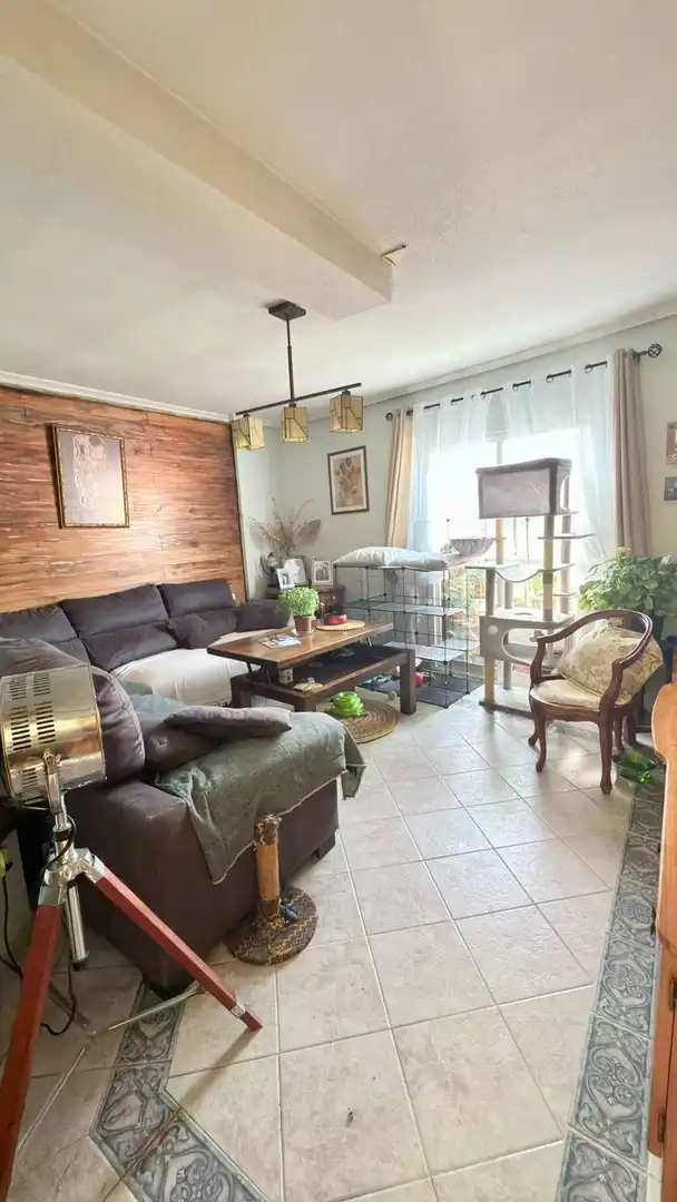 Sala d'estar de Àtic en venda en Murcia amb Aire condicionat, Terrassa i Balcó