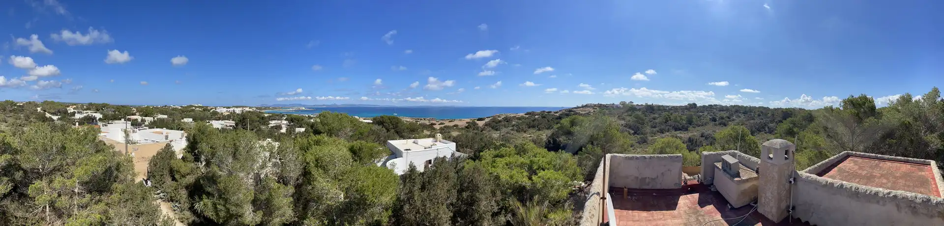 Vista exterior de Casa o xalet en venda en Formentera amb Jardí privat, Terrassa i Piscina
