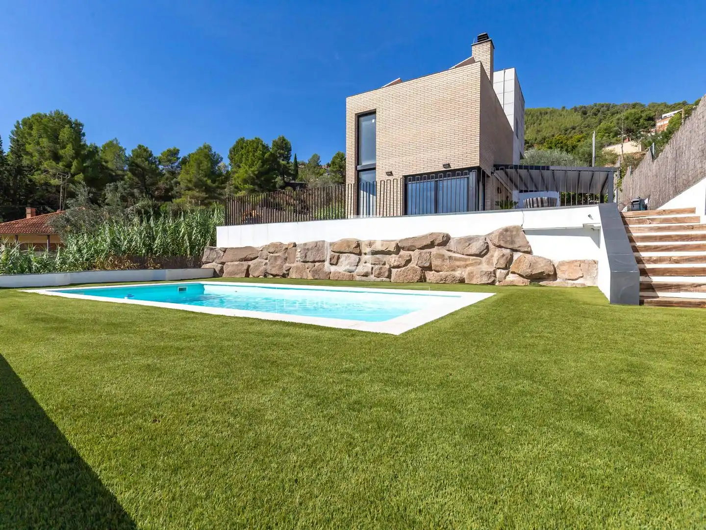 Piscina de Casa o xalet en venda en Vallirana, Barcelona