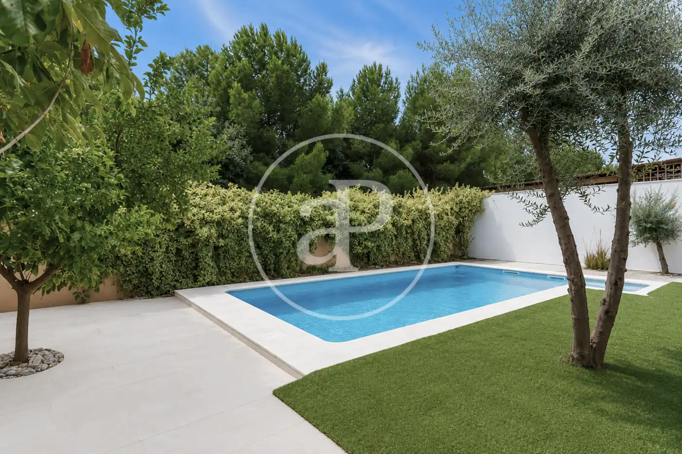 Piscina de Casa o xalet en venda en Riba-roja de Túria amb Calefacció, Jardí privat i Terrassa