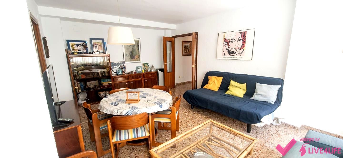 Sala d'estar de Pis de lloguer en  Valencia Capital amb Moblat