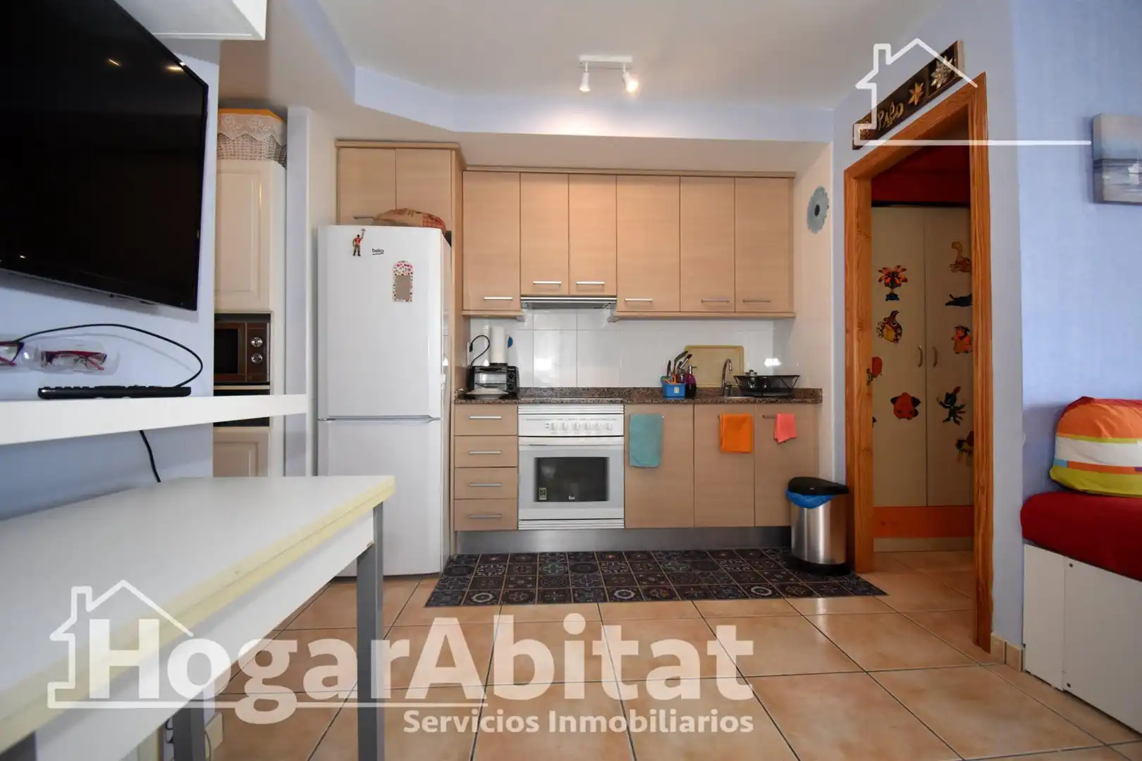Cocina de Ático en venta en Moncofa con Terraza, Trastero y Amueblado