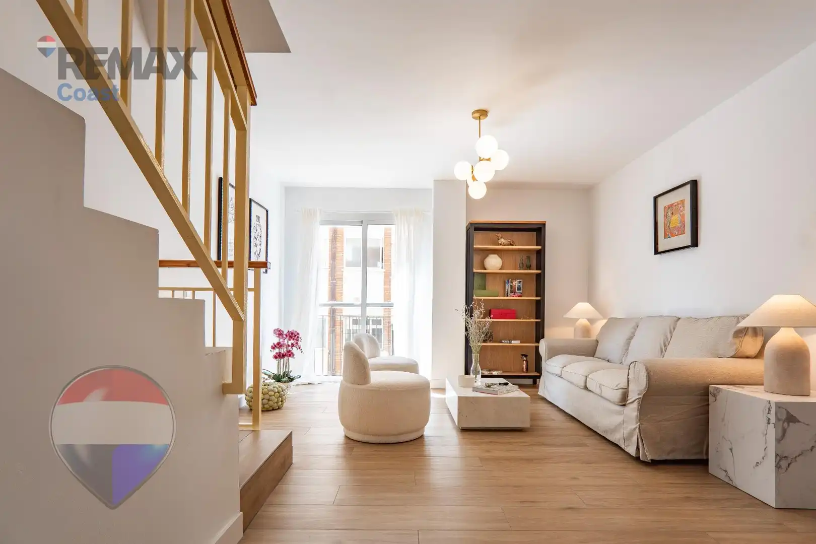 Sala de estar de Dúplex en venta en Rincón de la Victoria con Amueblado y Balcón