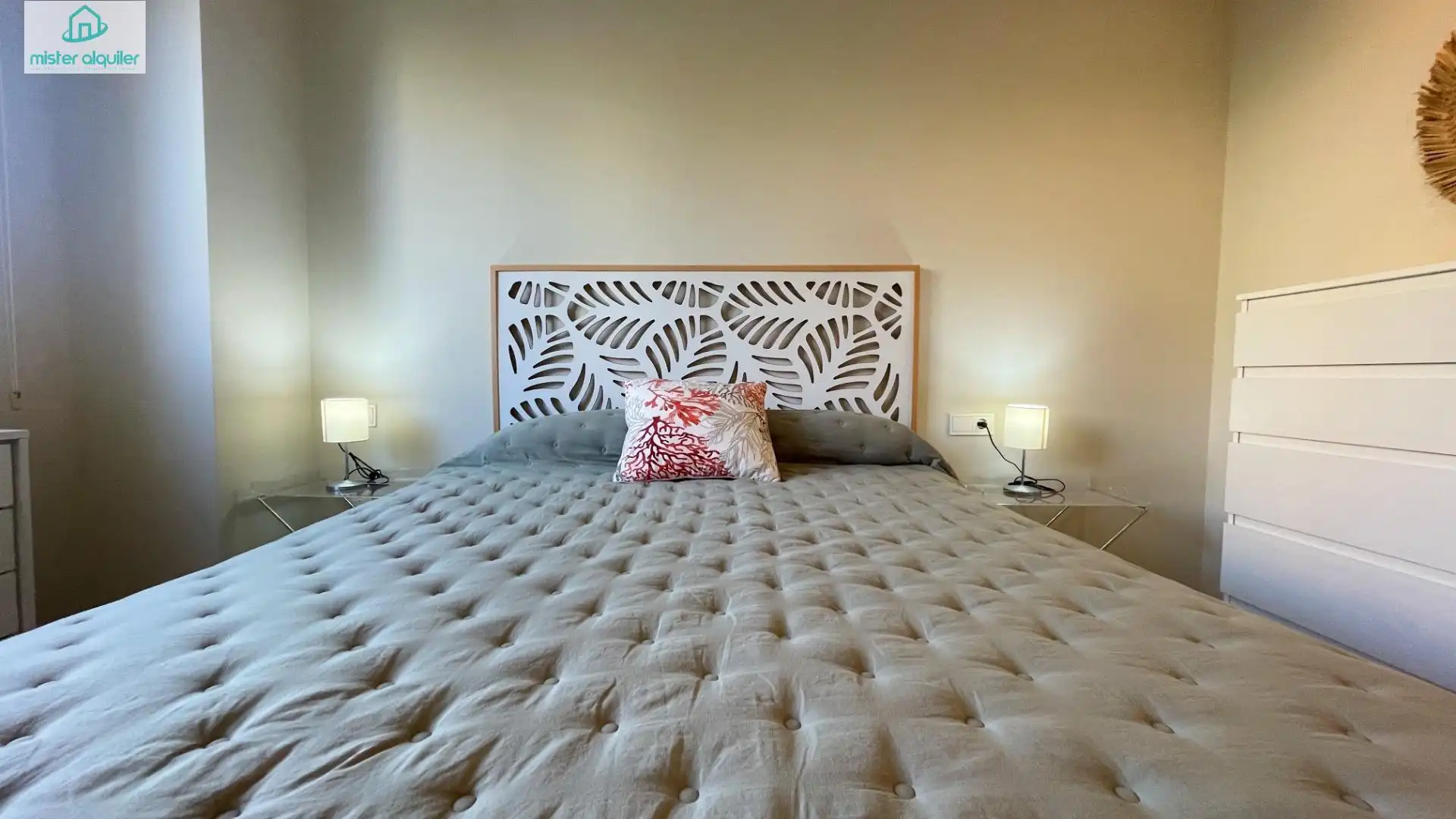 Bedroom of Apartments for rent in El Campello  with Air Conditioner, Heating and Private garden