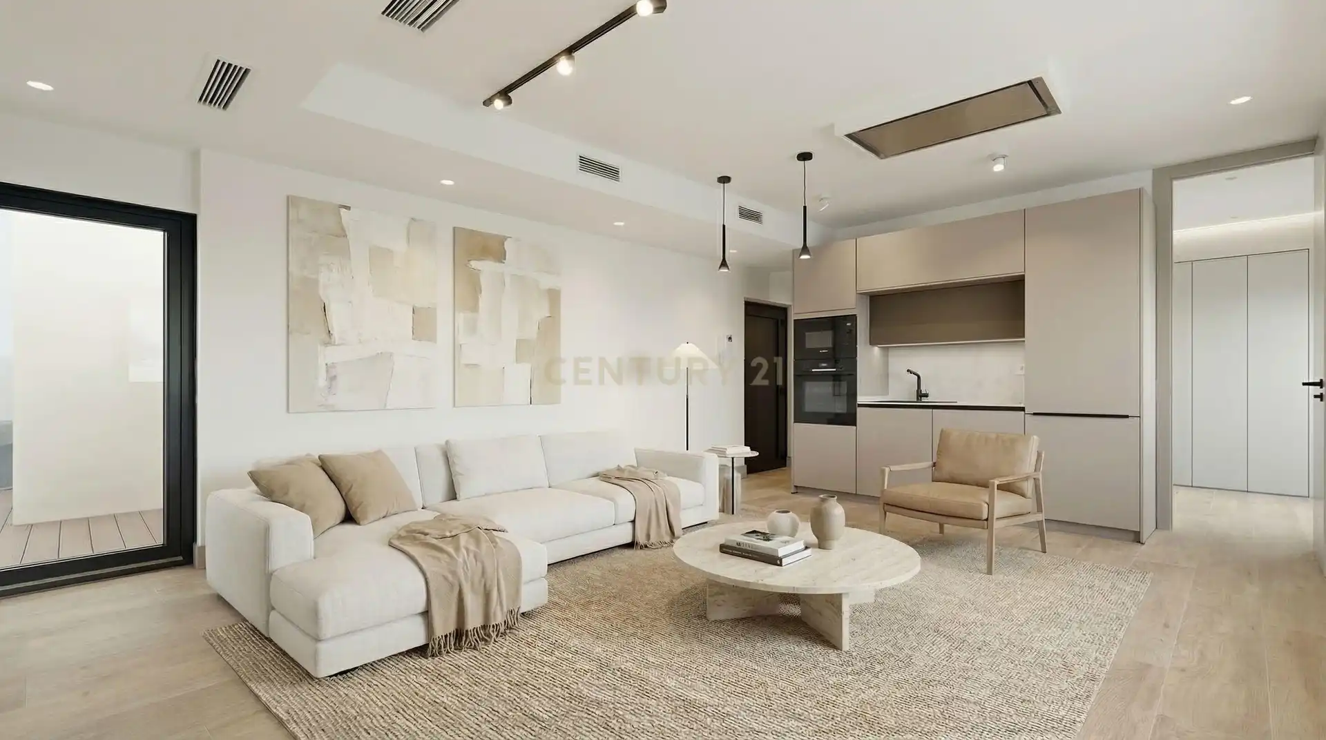 Sala de estar de Apartamento en venta en Madrid con Aire acondicionado, Horno y Lavadora
