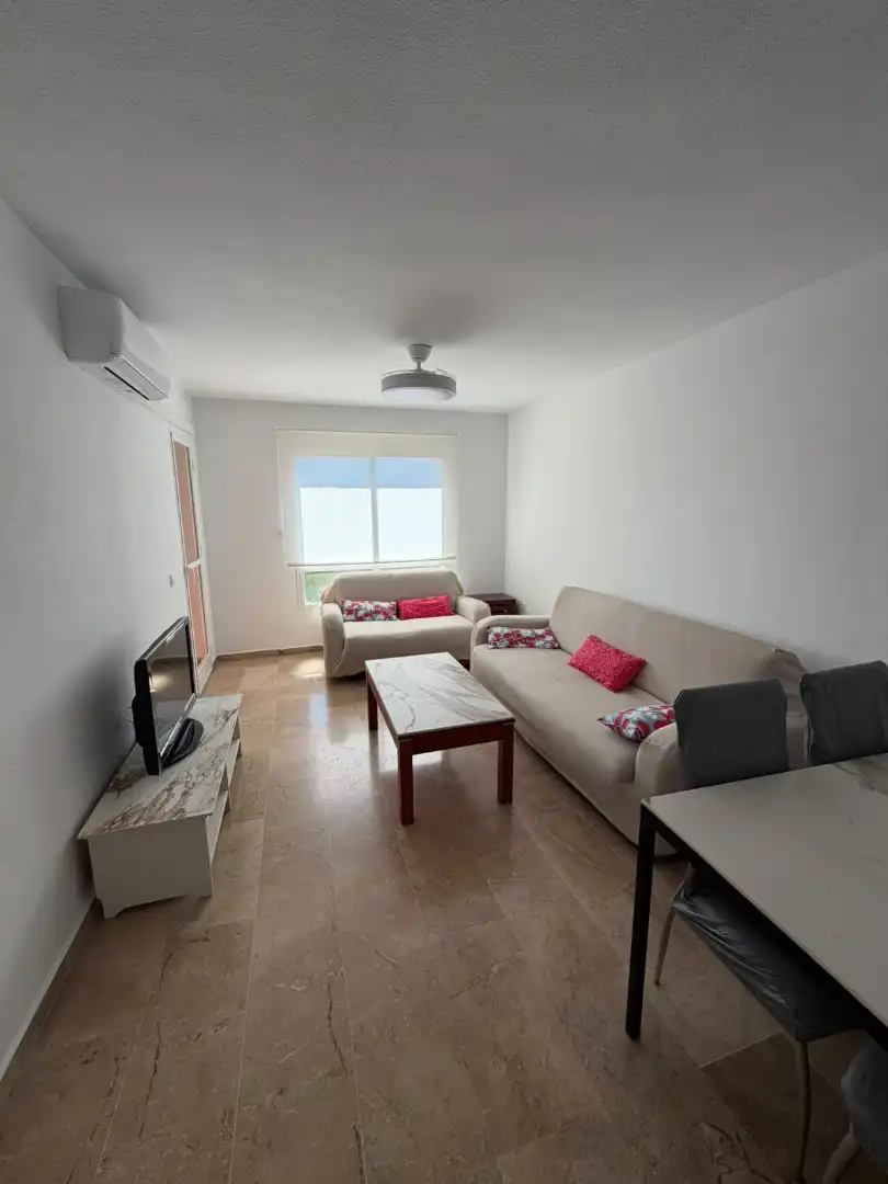 Living room of Flat for rent in Benalmádena  with Air Conditioner, Terrace and Furnished