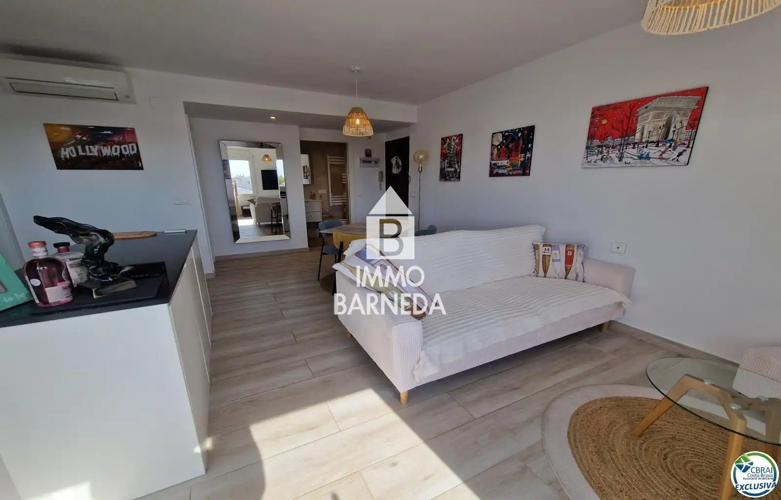 Sala d'estar de Pis en venda en Empuriabrava amb Aire condicionat, Calefacció i Terrassa
