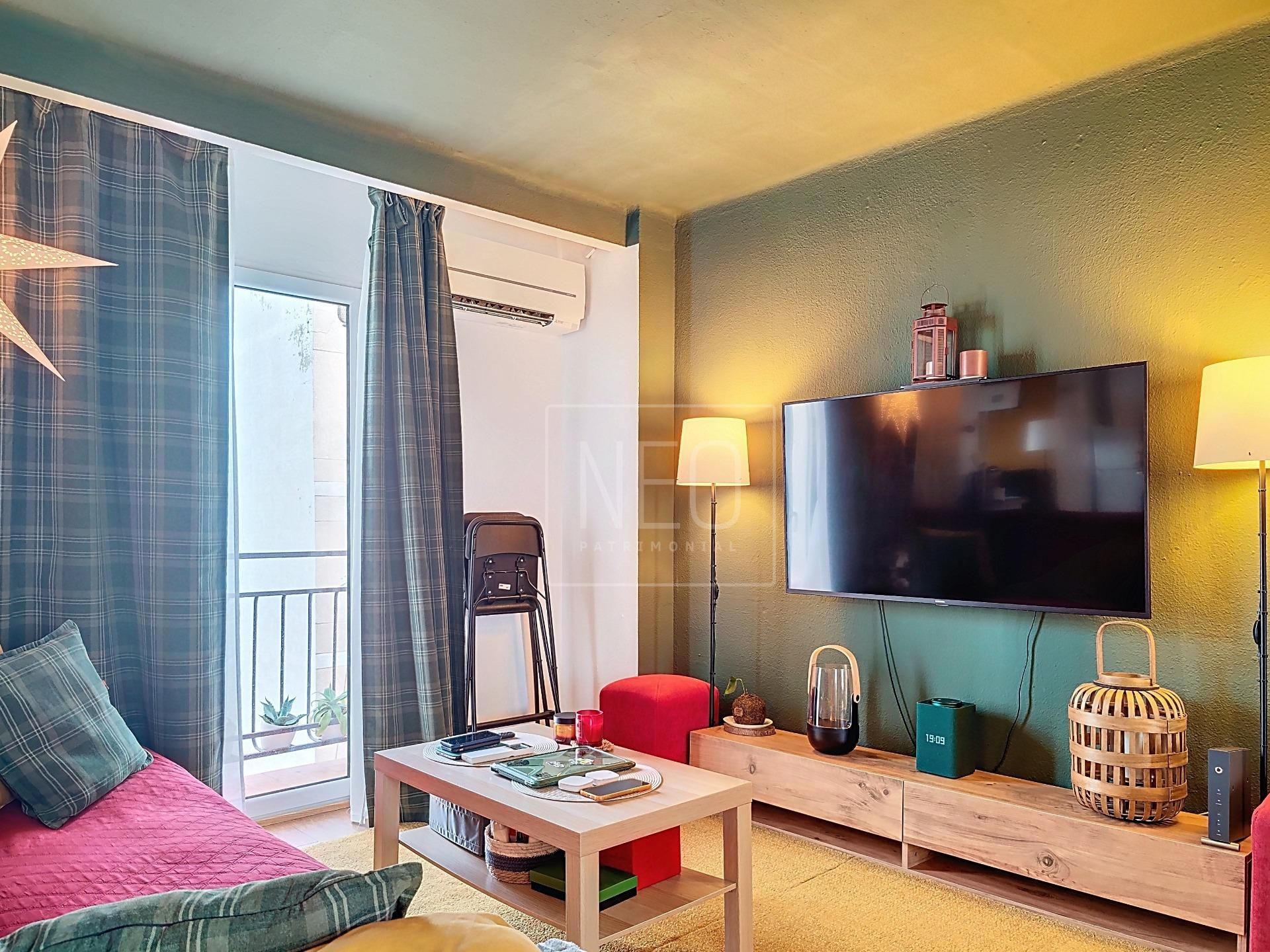 Sala d'estar de Pis en venda en Gandia amb Aire condicionat, Terrassa i Balcó