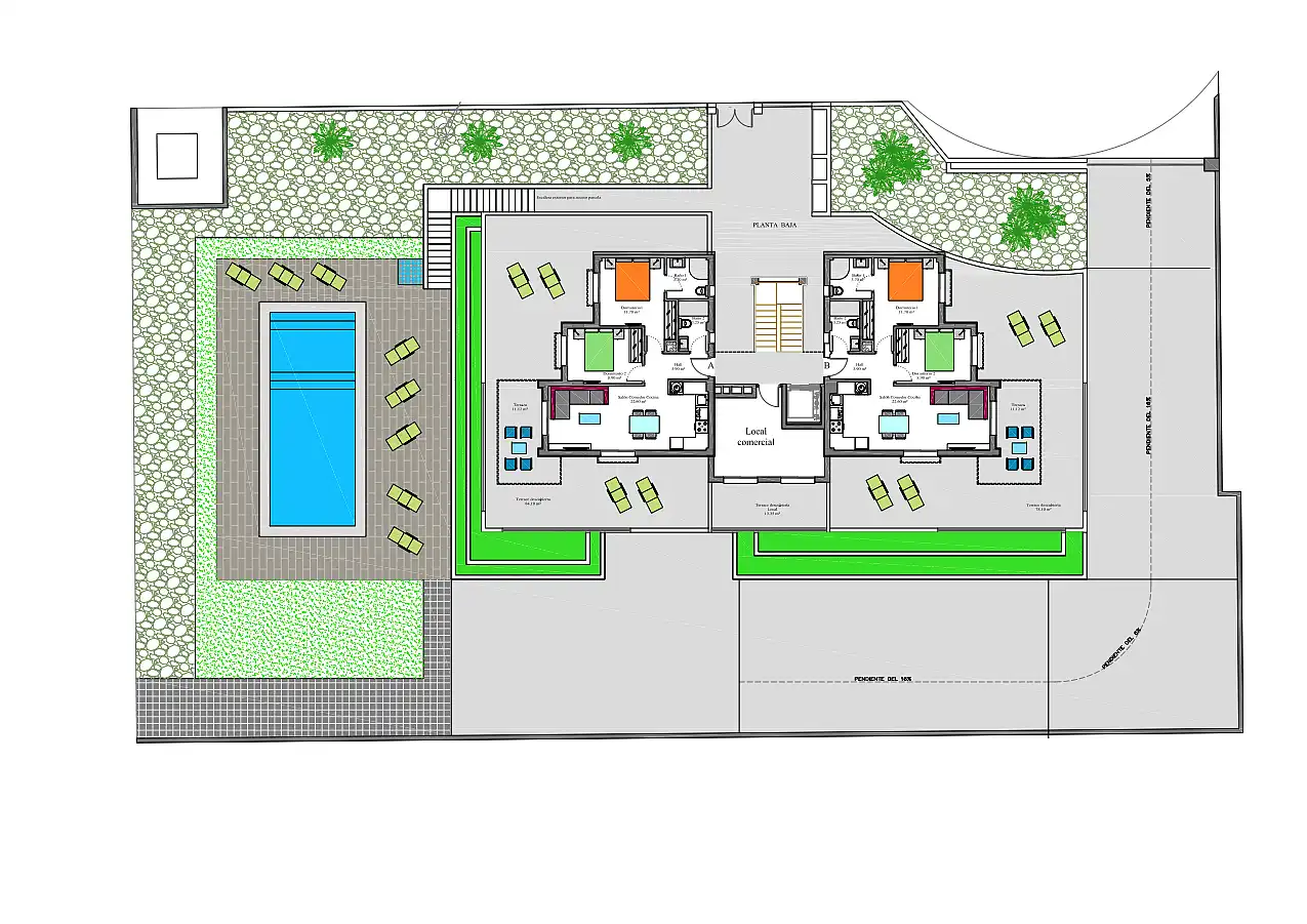 Mini appartamento con terrazza in vendita a Orihuela Costa, imagen 39