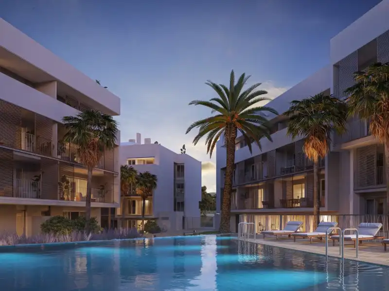 Vista exterior de Pis en venda en Jávea / Xàbia amb Aire condicionat, Jardí privat i Terrassa