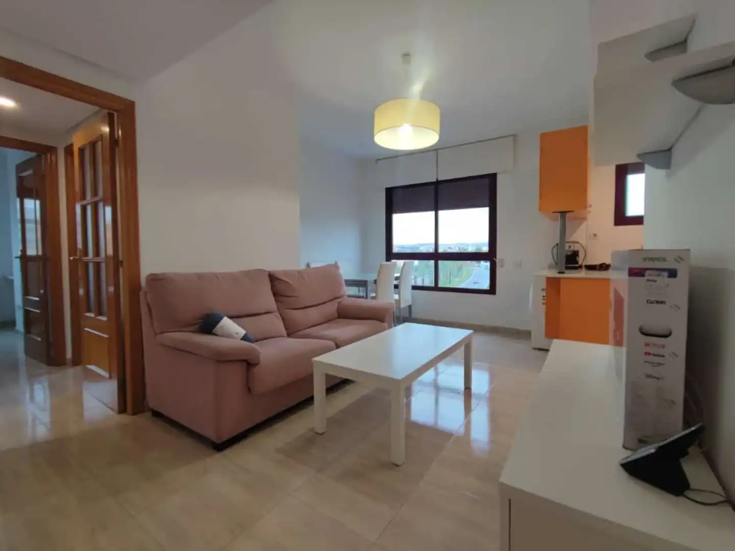 Sala de estar de Piso de alquiler en Murcia con Aire acondicionado, Calefacción y Amueblado