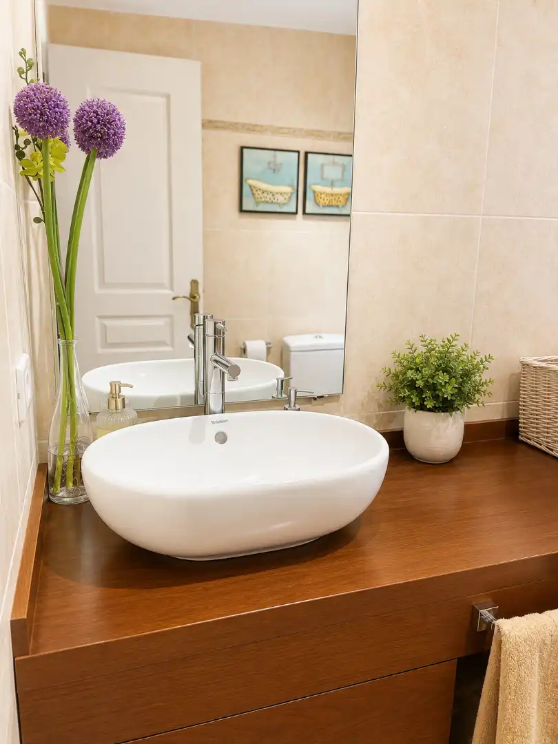 Baño de Ático de alquiler en Santa Úrsula con Amueblado, Horno y Lavadora