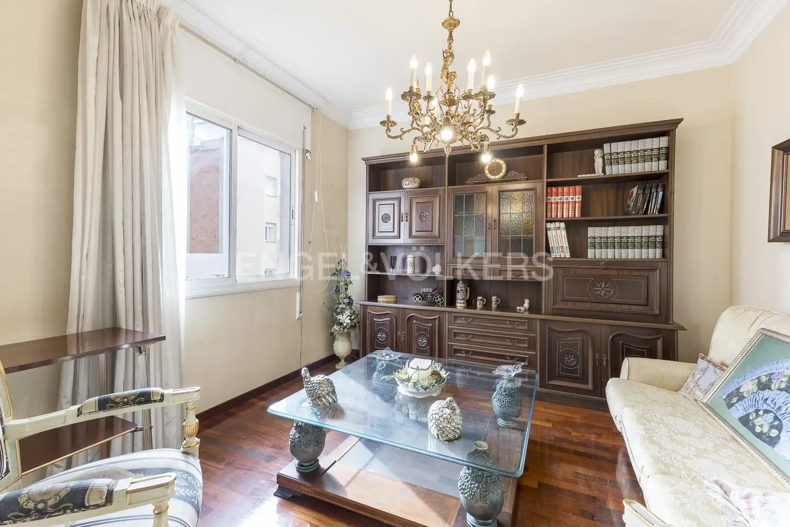 Exterior view of Flat for sale in Barcelona  with Heating, Parquet flooring and Furnished