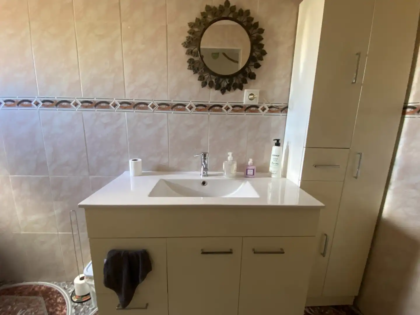 Baño de Finca rústica en venta en Sax con Aire acondicionado, Calefacción y Jardín privado