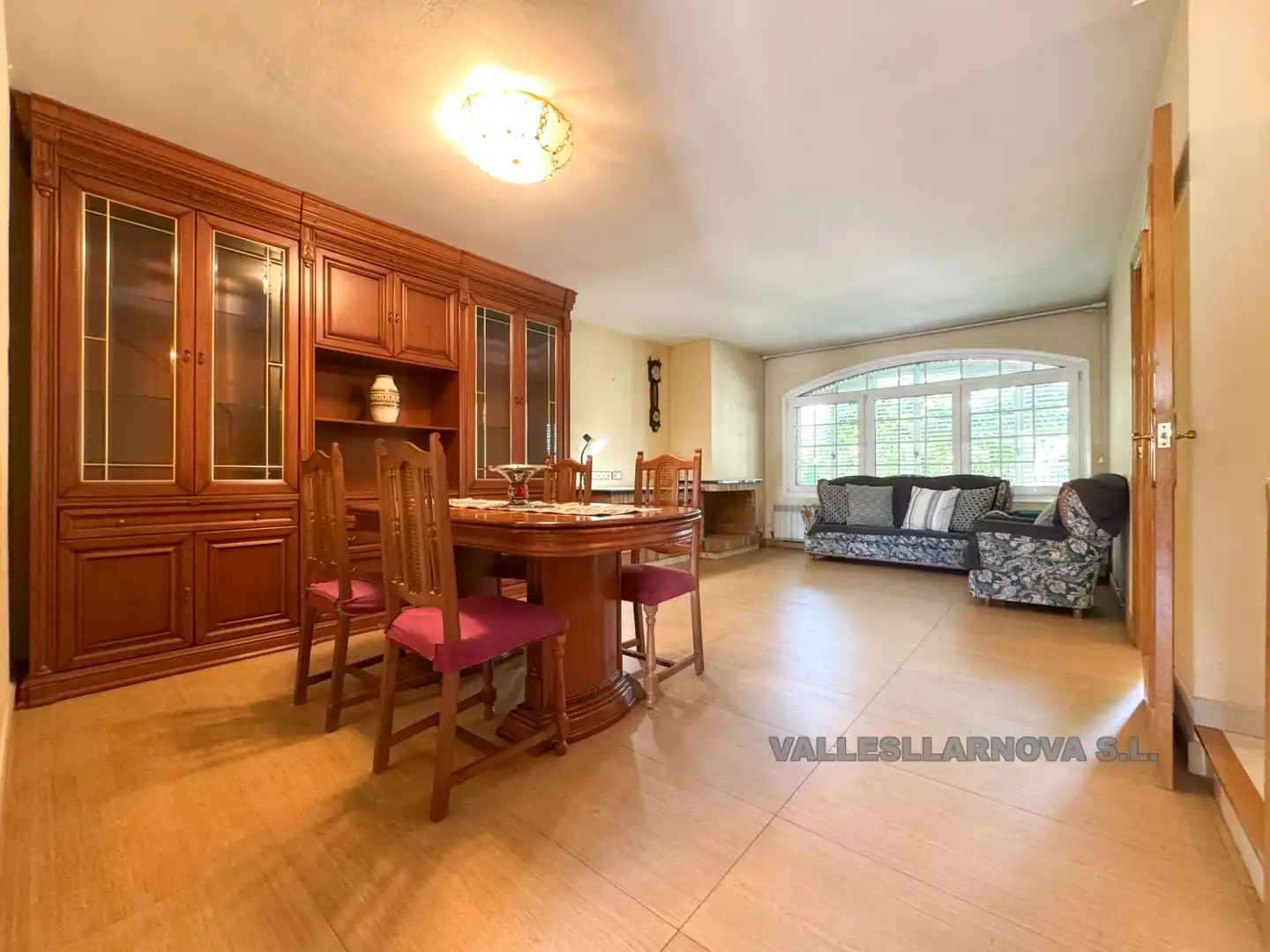 Comedor de Casa o chalet en venta en Mollet del Vallès con Calefacción, Jardín privado y Parquet