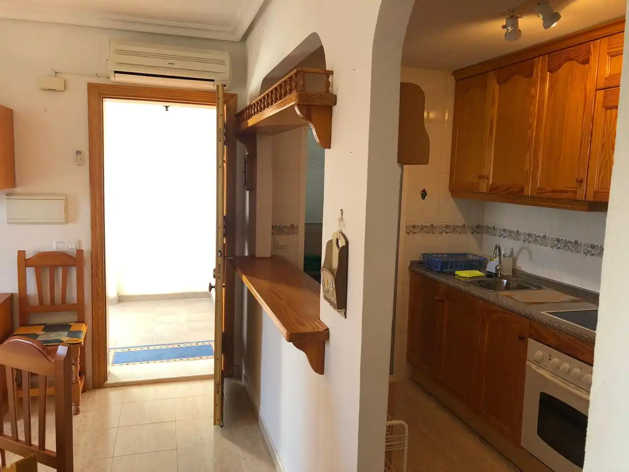 Küche von Wohnung zur Miete in Vera mit Klimaanlage, Terrasse und Möbliert