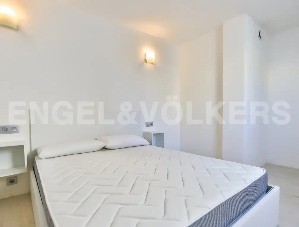 Bedroom of Attic for rent in Sitges  with Air Conditioner, Heating and Terrace