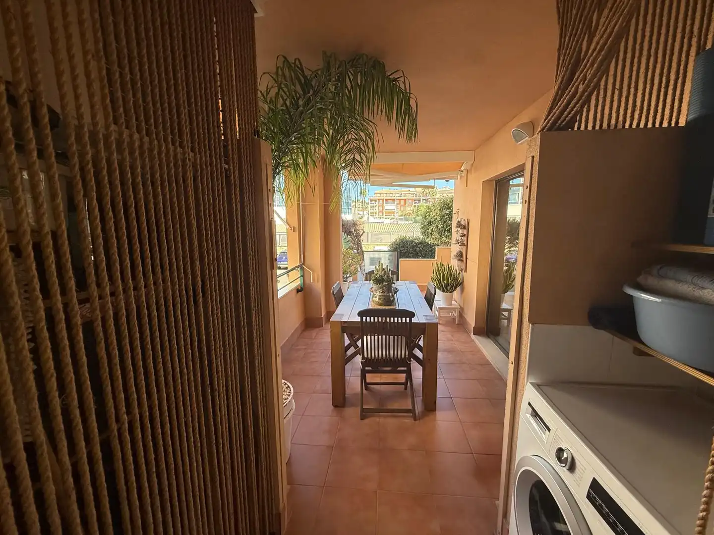 Terrassa de Apartament en venda en Dénia amb Aire condicionat, Calefacció i Jardí privat