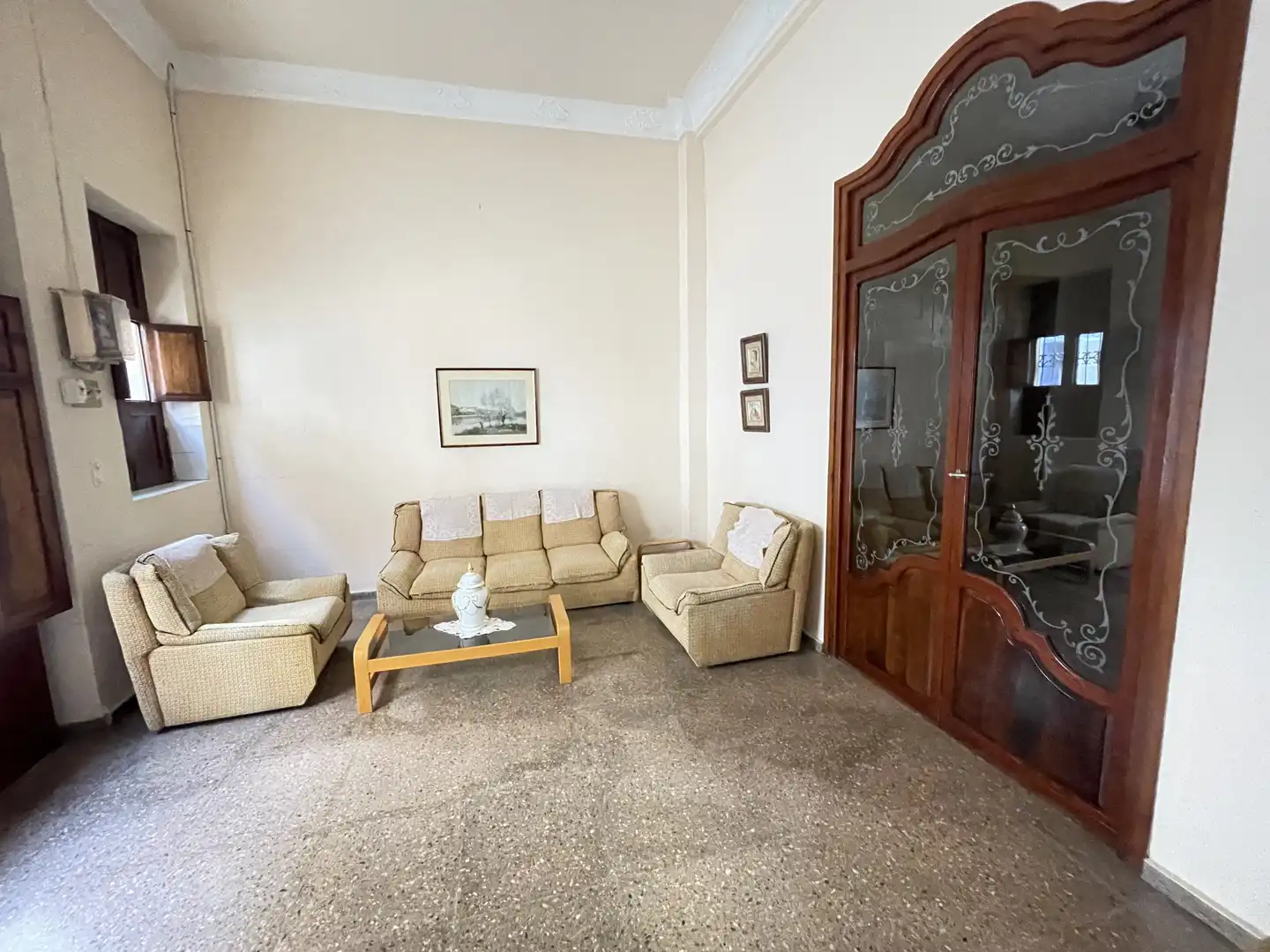 Sala d'estar de Casa o xalet en venda en Carlet amb Aire condicionat, Calefacció i Jardí privat