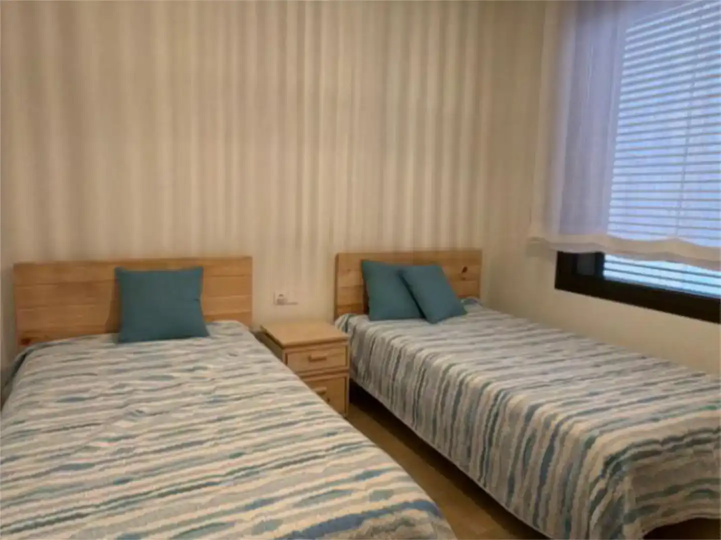 Schlafzimmer von Wohnung zur Miete in Begur mit Klimaanlage und Schwimmbad