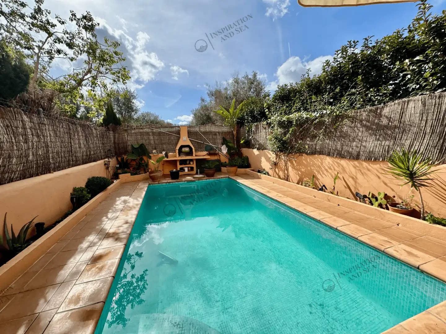 Swimming pool of Duplexes for rent in Eivissa  with Air Conditioner, Heating and Terrace