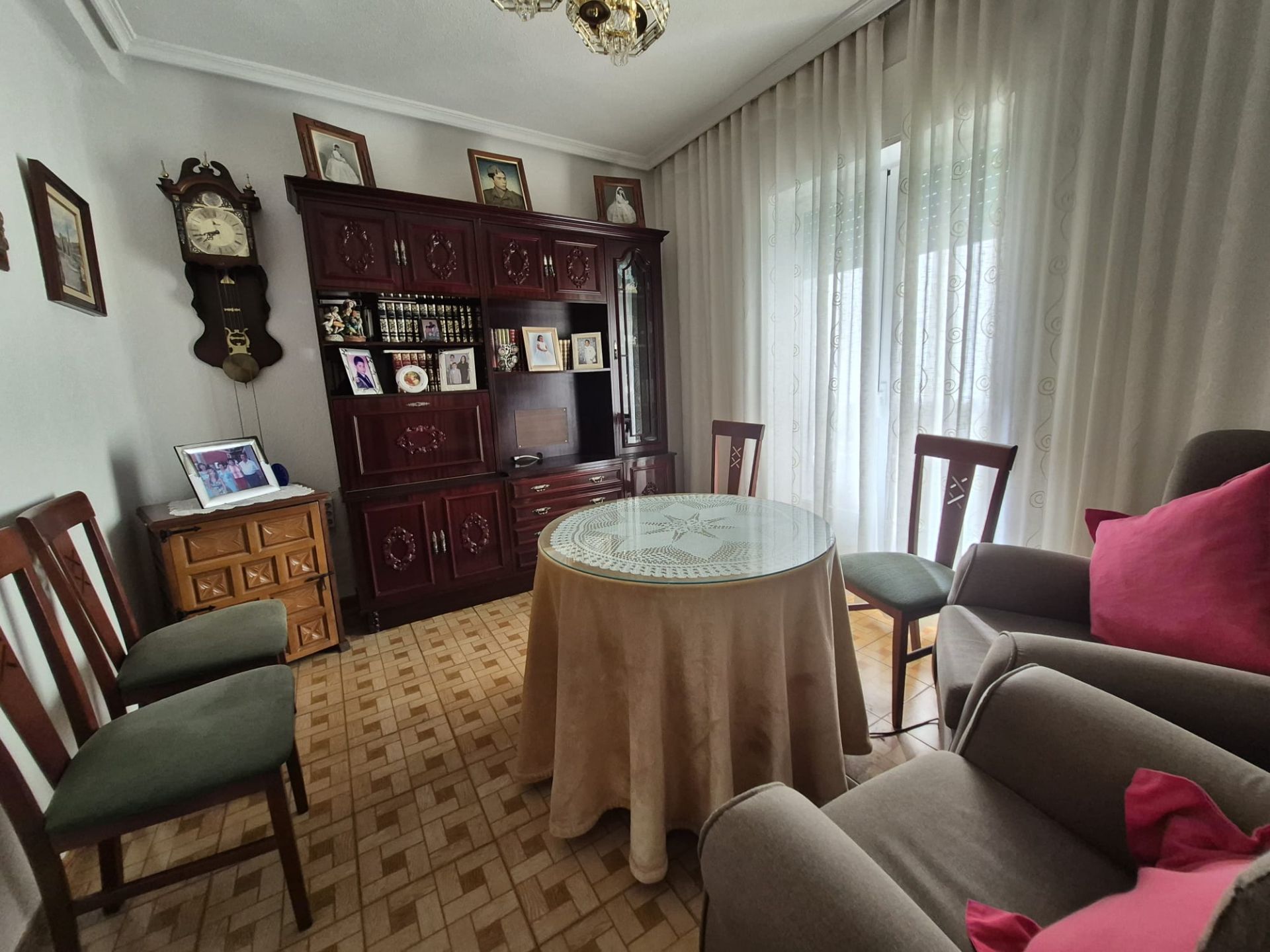 Dining room of Flat for sale in Ávila Capital  with Heating, Terrace and Furnished