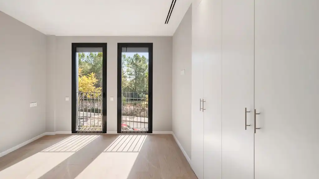 Schlafzimmer von Wohnungen zum Verkauf in  Palma de Mallorca mit Klimaanlage, Heizung und Terrasse