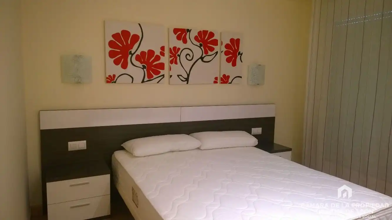Bedroom of Flat for rent in León Capital   with Heating, Terrace and Furnished