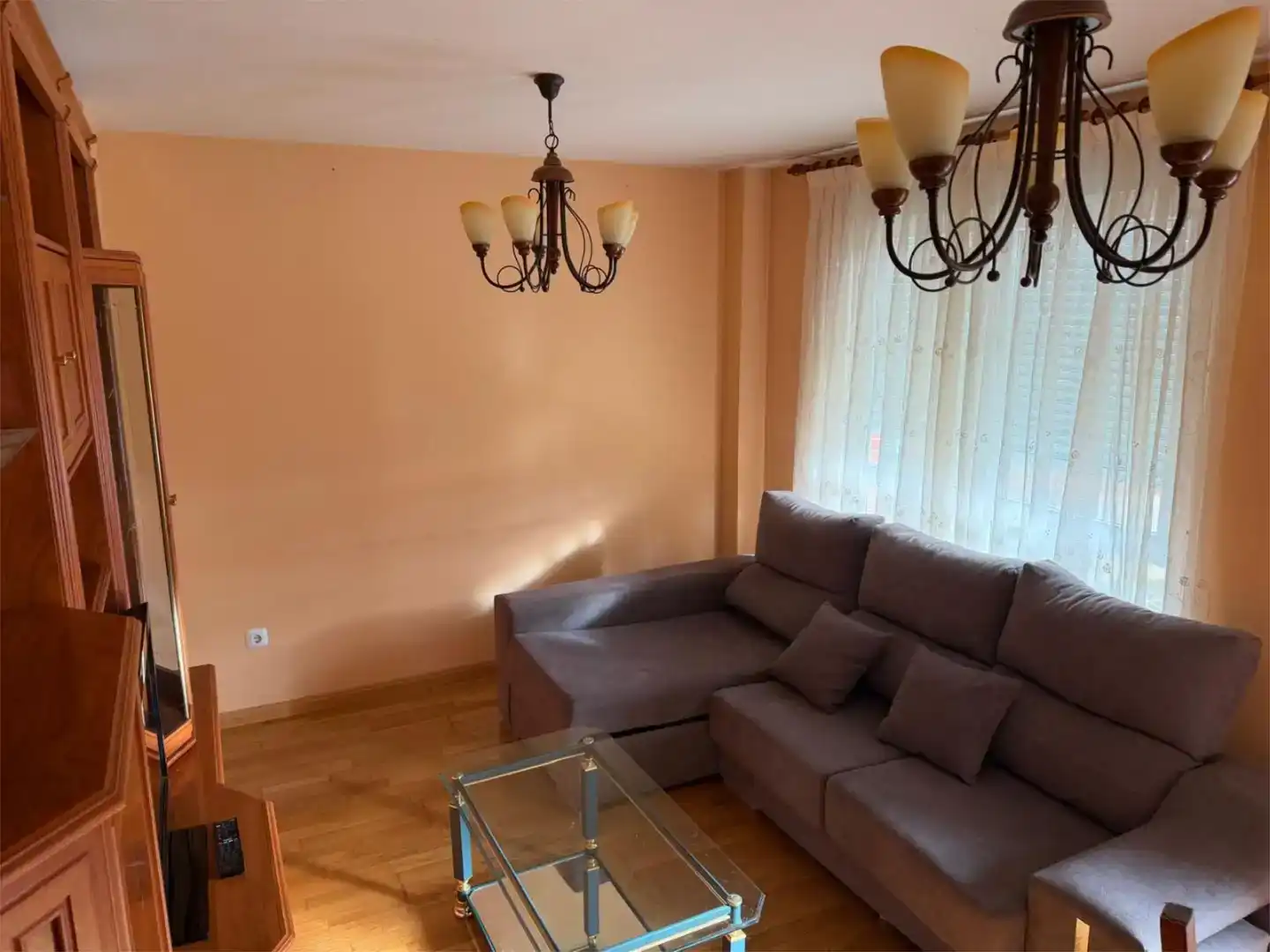 Sala de estar de Piso en venta en Villaquilambre con Balcón