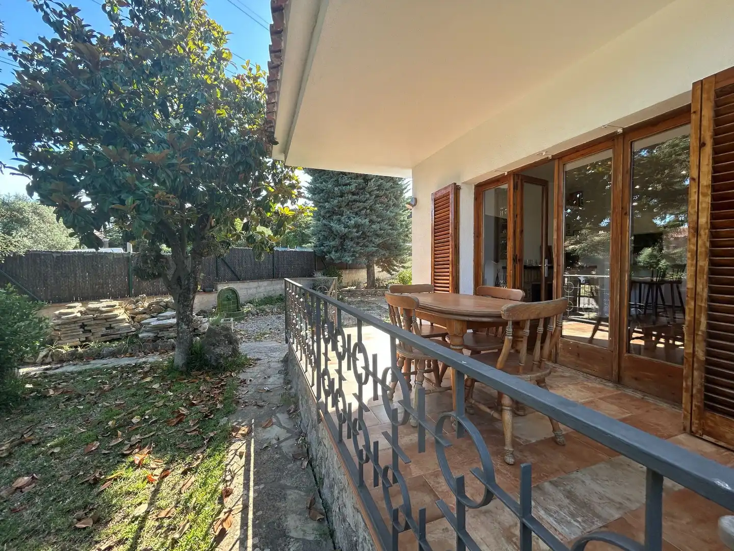 Terrassa de Casa o xalet en venda en Begues amb Aire condicionat, Calefacció i Jardí privat