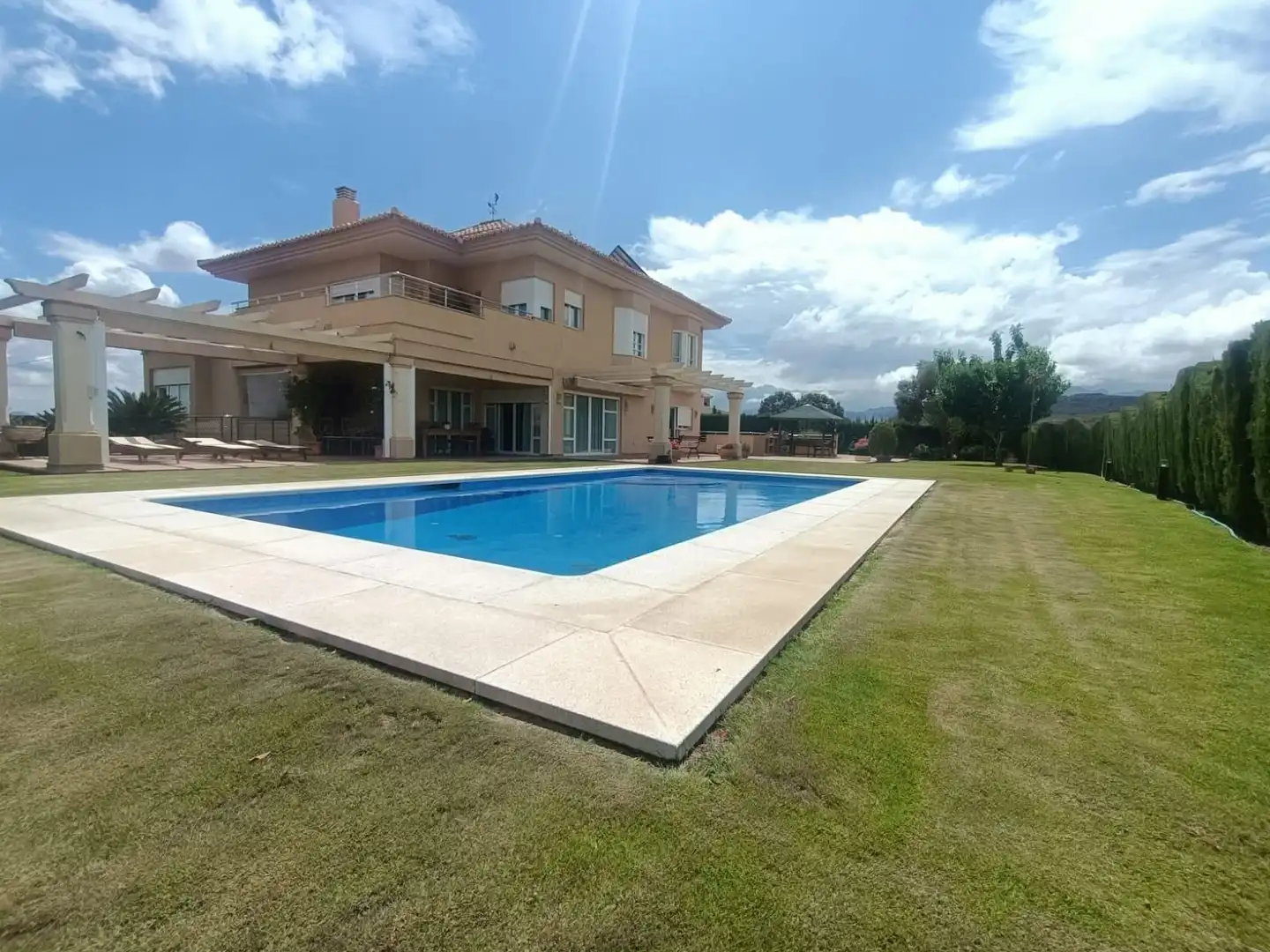 Swimming pool of Houses for sale in Antequera  with Air Conditioner, Heating and Private garden