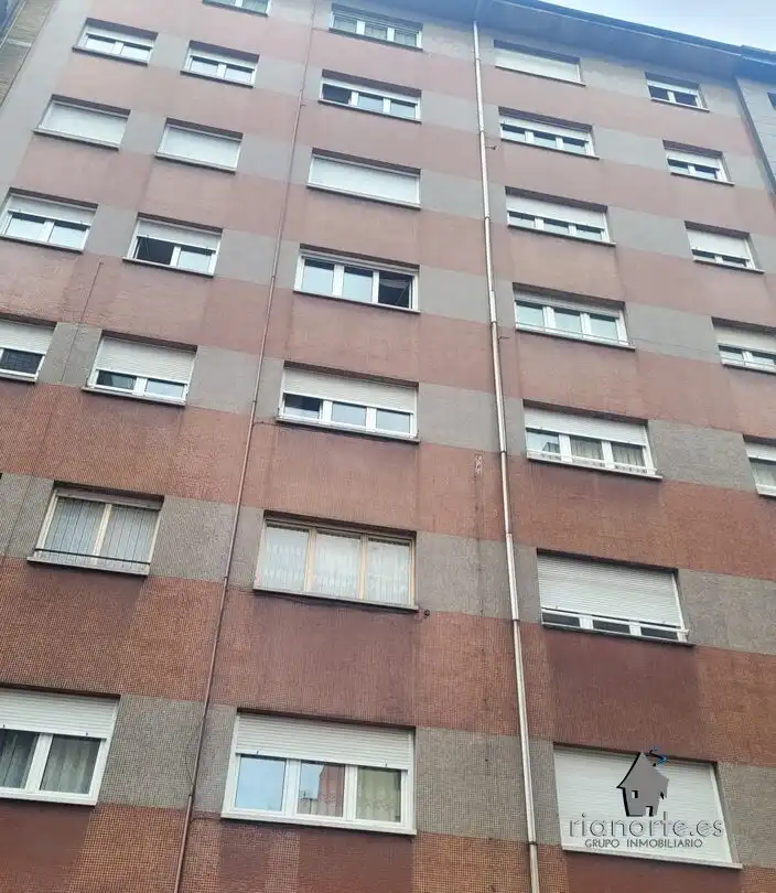 Vista exterior de Piso en venta en Langreo con Calefacción y Trastero