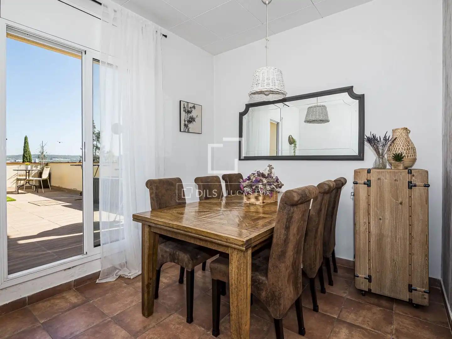 Comedor de Casa o chalet de alquiler en Sant Cugat del Vallès con Aire acondicionado, Calefacción y Terraza