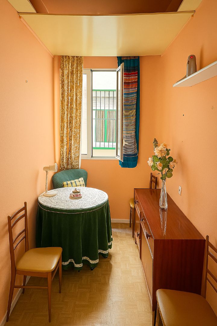 Bedroom of Flat for sale in  Madrid Capital  with Furnished