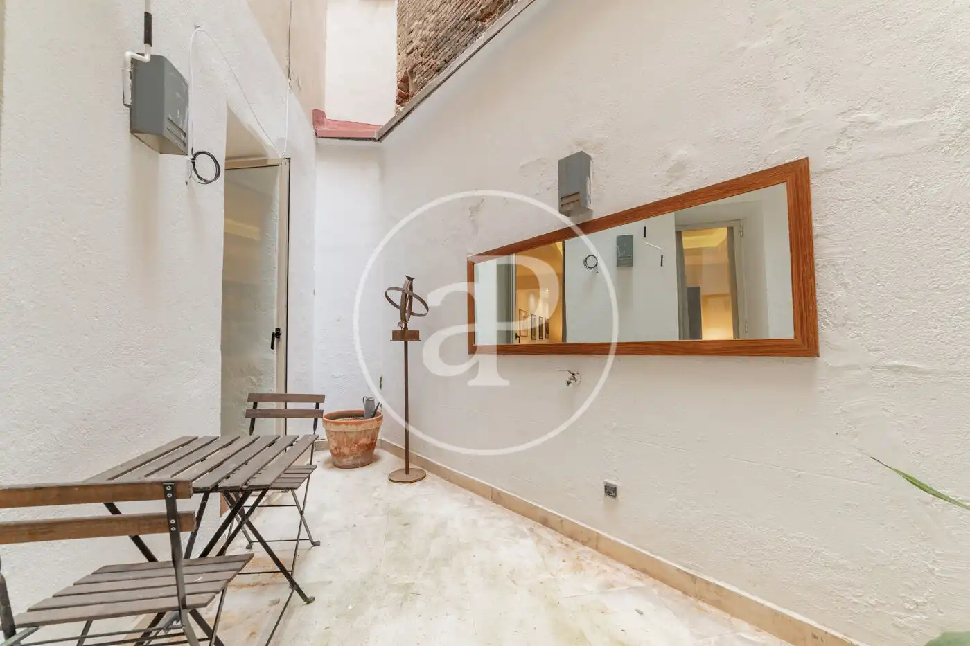 Terrace of Flat for sale in Madrid  with Heating, Terrace and Furnished