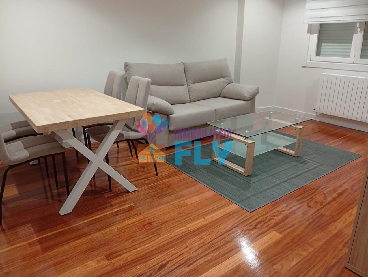 Sala d'estar de Estudi de lloguer en Ourense Capital  amb Calefacció i Moblat